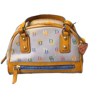 Dooney & Bourke y2k Blue Monogram Mini Bag
